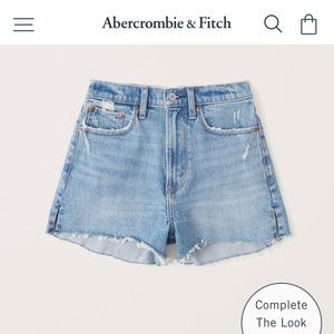 Abercrombie High Rise Mom Shorts
